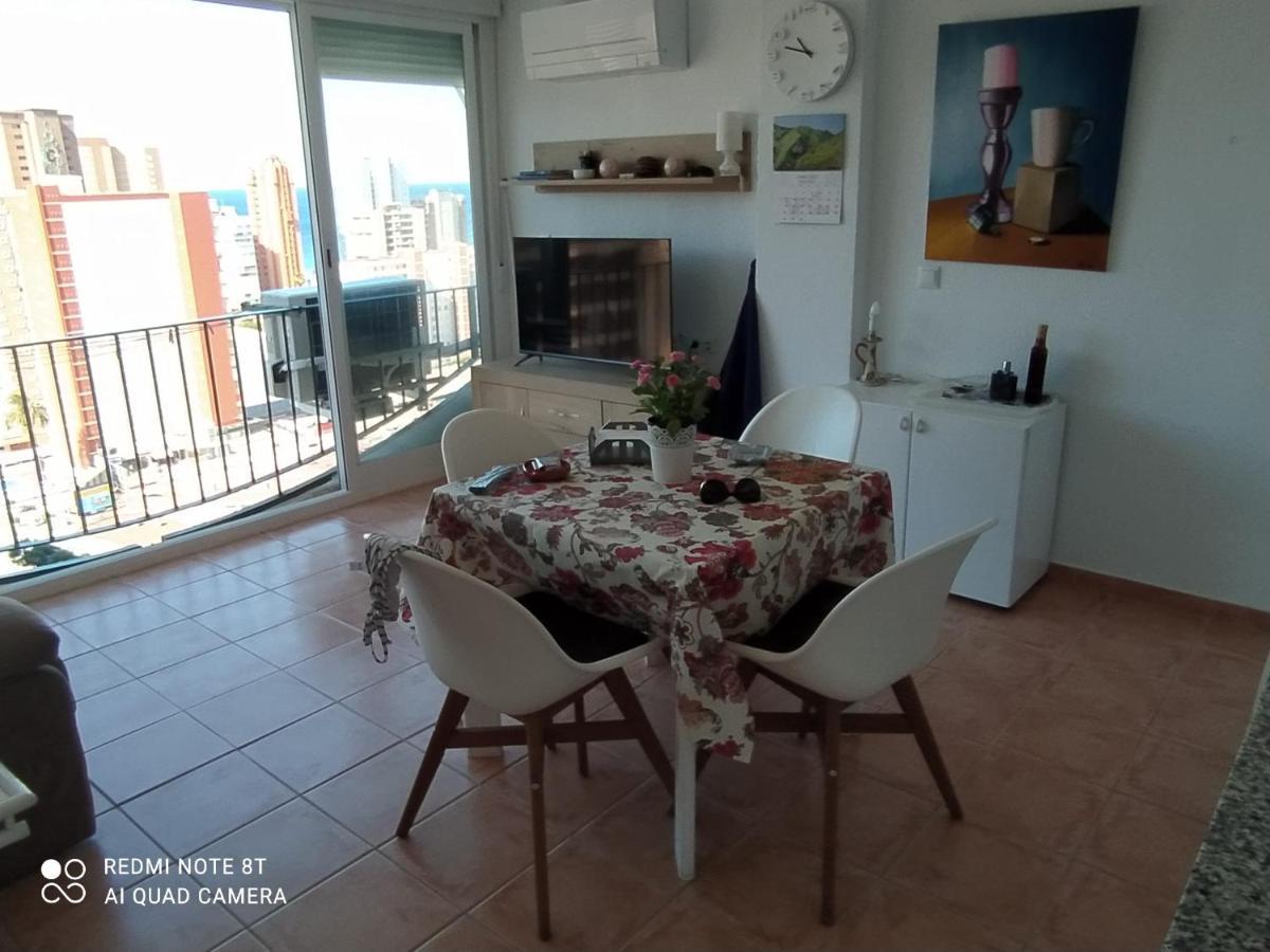 Apto San Angelo Benidorm Vistas Al Mar 400 M Eksteriør bilde